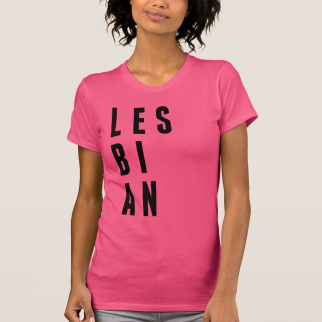 T-SHIRT LES-BI-AN (Devant)