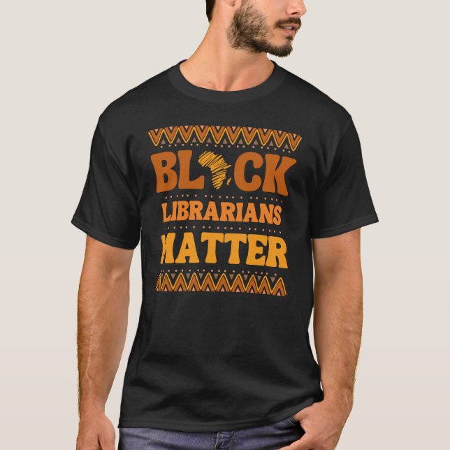 T-shirt Les bibliothécaires noirs importent les afro-améri (Devant)