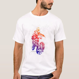 T-shirt Les bicyclettes ont placé des personnes libres