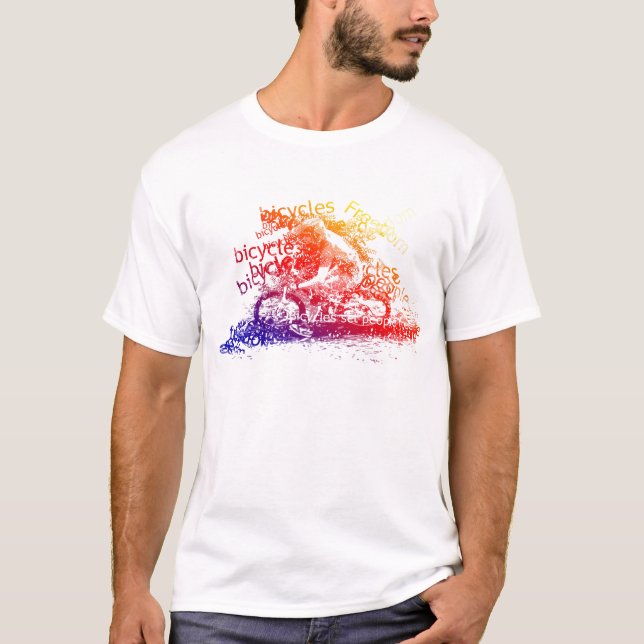 T-shirt Les bicyclettes vous ont libérés… (Devant)