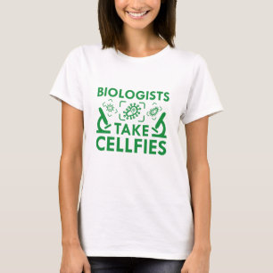 T-shirt Les biologistes prennent des cellules