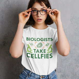 T-shirt Les biologistes prennent des cellules