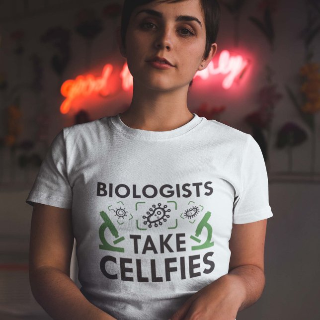 T-shirt Les biologistes prennent des cellules (Créateur téléchargé)
