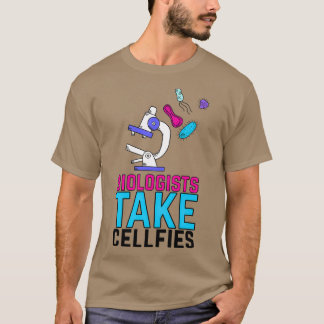 T-shirt Les biologistes prennent des cellules 3