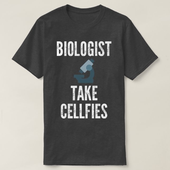 T-shirt Les biologistes prennent des cellules 4 (Design devant)