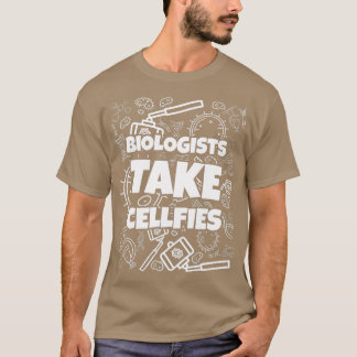 T-shirt Les biologistes prennent des cellules amusantes Mi