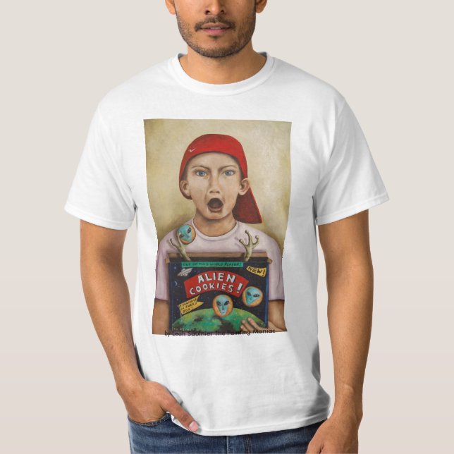 T-shirt Les biscuits étrangers ont fini de peindre, par (Devant)