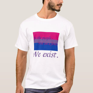 T-shirt Les Bisexuals existent