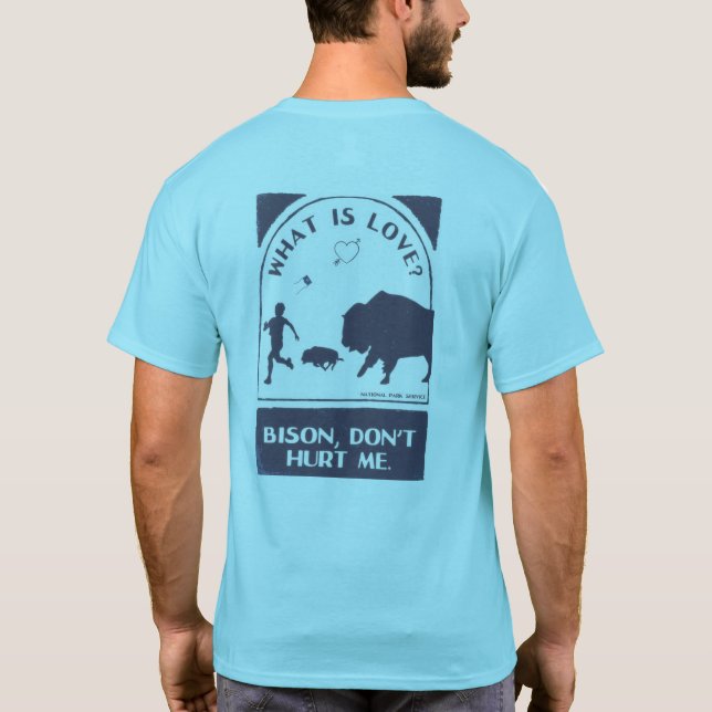 T-shirt Les bisons ne me font pas de mal (Dos)