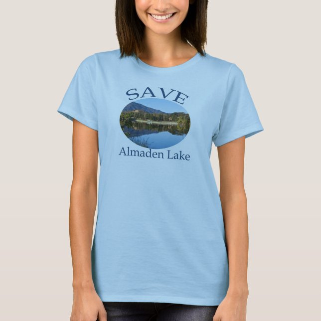 T-shirt Les bleus layette des femmes avec de site Web le (Devant)