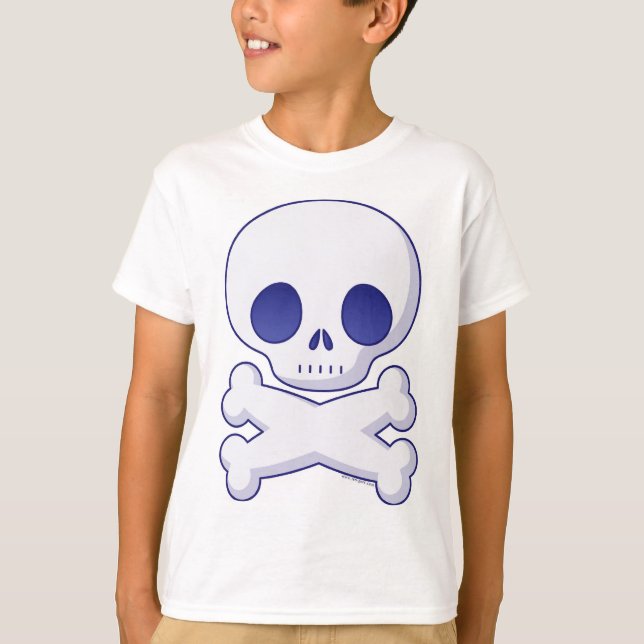 T-shirt Les bleus layette piratent (l'enfant) (Devant)