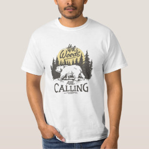 T-shirt Les bois appellent - Ours dans les bois nature