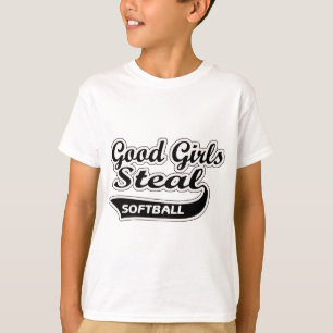 T-shirt Les bonnes filles volent (le noir)