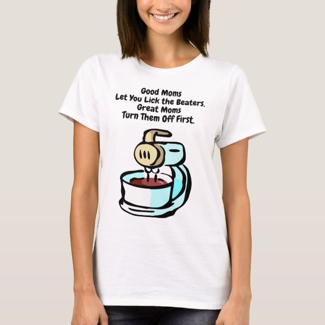 T-shirt 'Les bonnes mamans vous laissent lécher le (Devant)