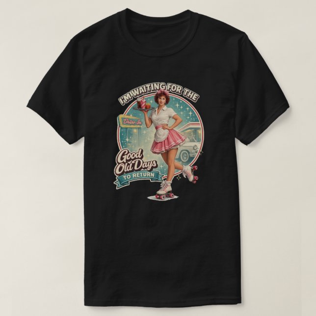 T-shirt Les bons vieux jours (Design devant)