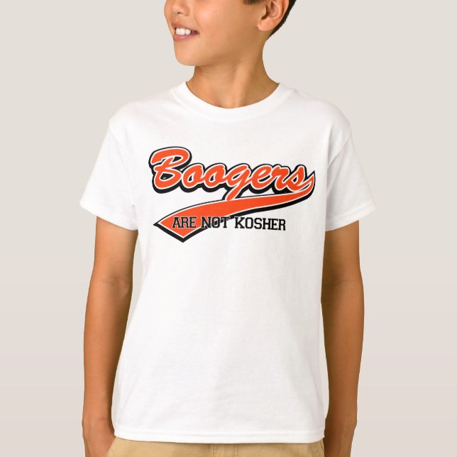 T-shirt Les Boogers ne sont pas des Kosher (Devant)