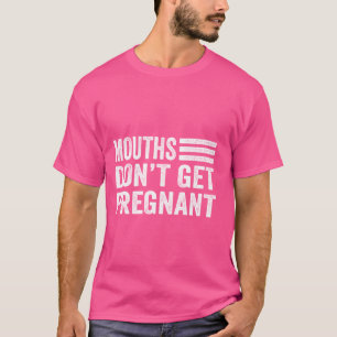 T-shirt Les bouches n'obtiennent pas de citations amusante
