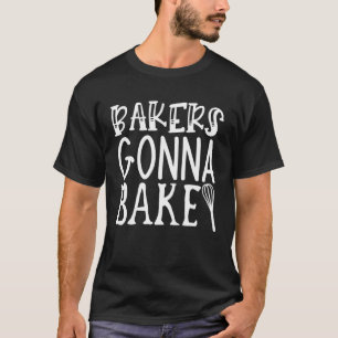 T-shirt Les boulangers Vont Bake Boulangerie Cupcakes Pâti