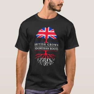 T-shirt Les Britanniques Cultivent Avec L'Indonésie Racine