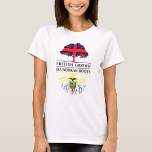 T-shirt Les Britanniques Ont Cultivé Avec Des Racines Équa
