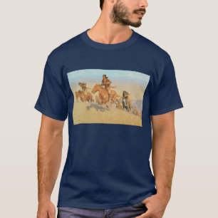 T-shirt Les Buffalo Runners, Big Horn Basin par Remington