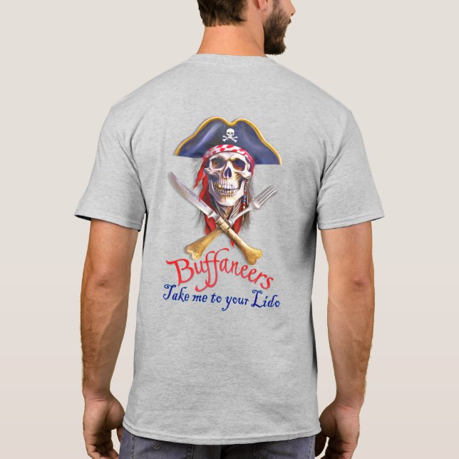 T-shirt Les Buffaneers Pirate "Emmenez-moi dans votre Lido (Dos)