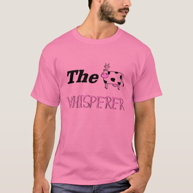 T-shirt Les cadeaux de Whisperer de vache (Devant)