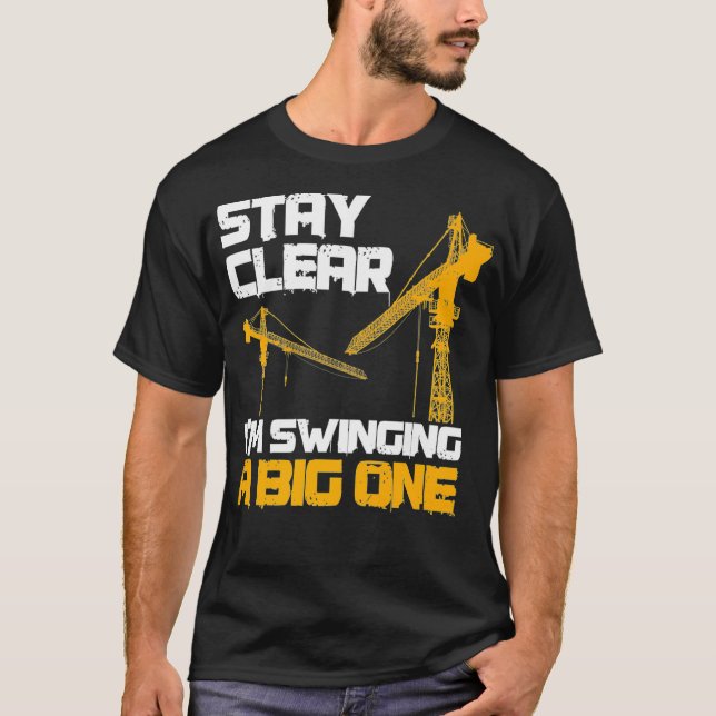 T-shirt Les Cadeaux Des Exploitants De Grue Restent Clairs (Devant)
