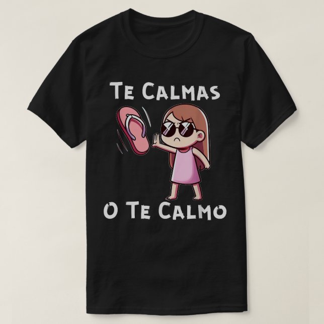 T-shirt Les Calmas O Te Calmo (Design devant)