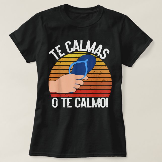 T-shirt Les Calmas O Te Calmo Mexicain (Design devant)