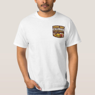 T-shirt Les calories du jour de jeu ne comptent pas