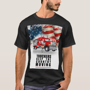 T-shirt Les Camionneurs Continuent De Faire Circuler Ce Pa