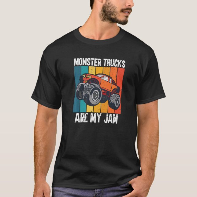 T-shirt Les Camions Monster Drôle Sont Ma Confusion (Devant)