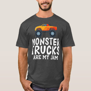 T-shirt Les camions monster sont ma confiture