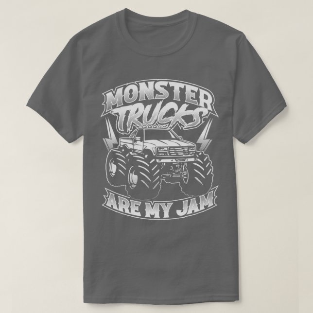 T-shirt Les Camions Monster Sont Ma Confiture Pour Les Ama (Design devant)