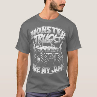 T-shirt Les Camions Monster Sont Ma Confiture Pour Les Ama
