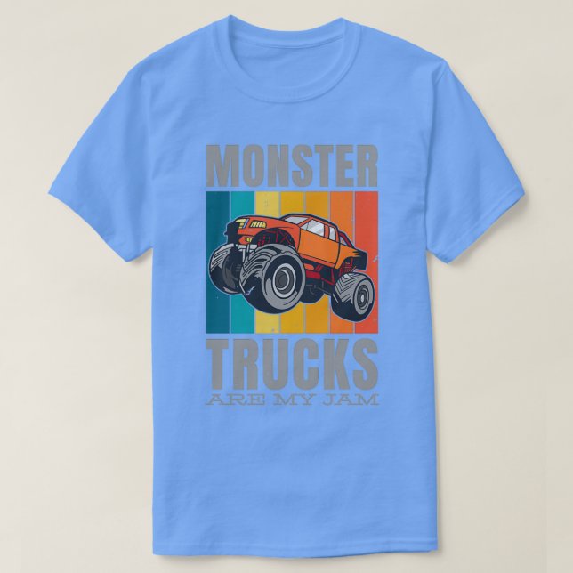 T-shirt Les Camions Monster Sont Mon Citation De Fan De Ja (Design devant)