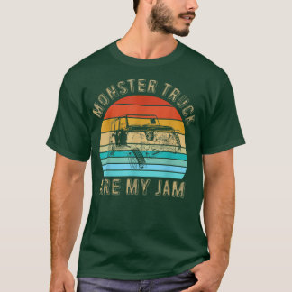 T-shirt Les Camions Monster sont mon Cool Jam Vintage Retr