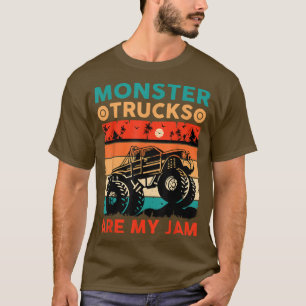 T-shirt Les Camions Monster sont mon Cool Jam Vintage Retr