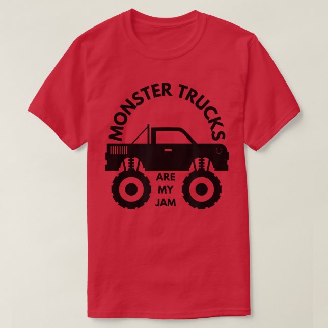 T-shirt Les Camions Monster Sont Mon Jam2139 (Design devant)