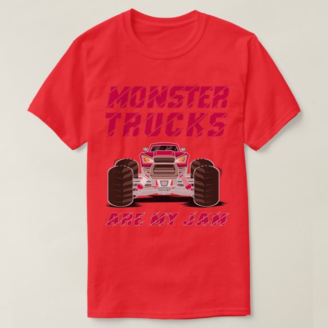 T-shirt Les Camions Monster Sont Mon Jam Motorsport 1 (Design devant)