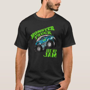 T-shirt Les Camions Monster Sont Mon Jam Retro Vintage Mon
