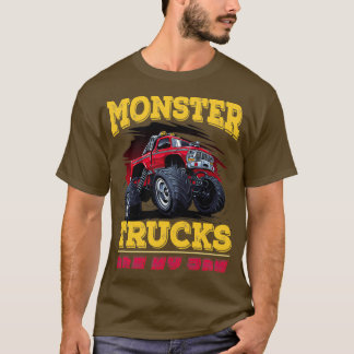 T-shirt Les Camions Monster vintages Sont Mes Chemises Jam