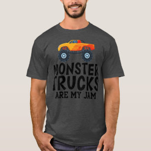 T-shirt Les camions monstres sont ma confiture