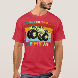 T-shirt Les Camions Retro vintages Sont Mon Monstre Jam Tr