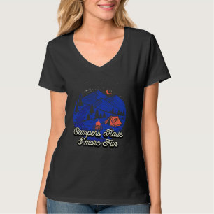 T-shirt Les campeurs ont plus de plaisir à camper avec des