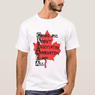 T-shirt Les Canadiens ne négocient pas l'annexion