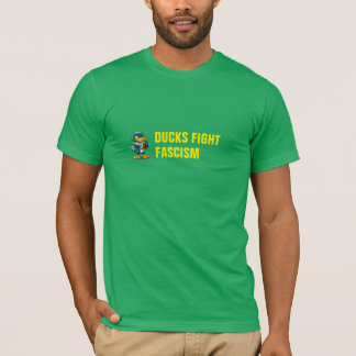 T-SHIRT LES CANARDS LUTTENT CONTRE LE FASCISME