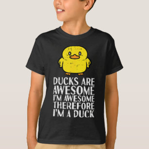 T-shirt Les Canards Sont Géniaux Donc Drôle Femmes Filles 