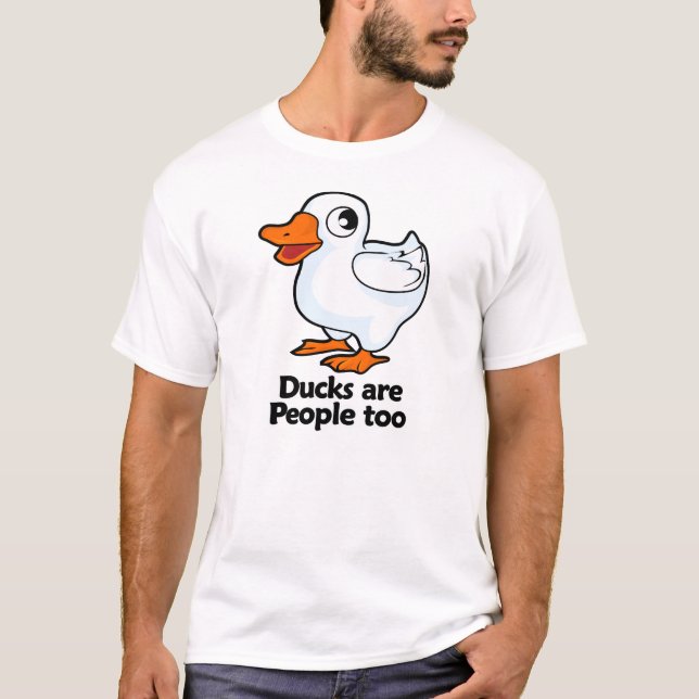 T-shirt Les canards sont les gens aussi (Devant)